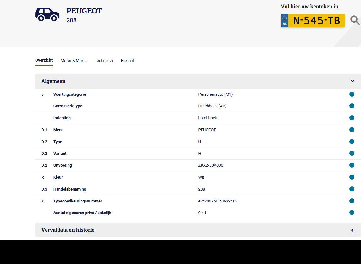 Hoofdafbeelding Peugeot e-208