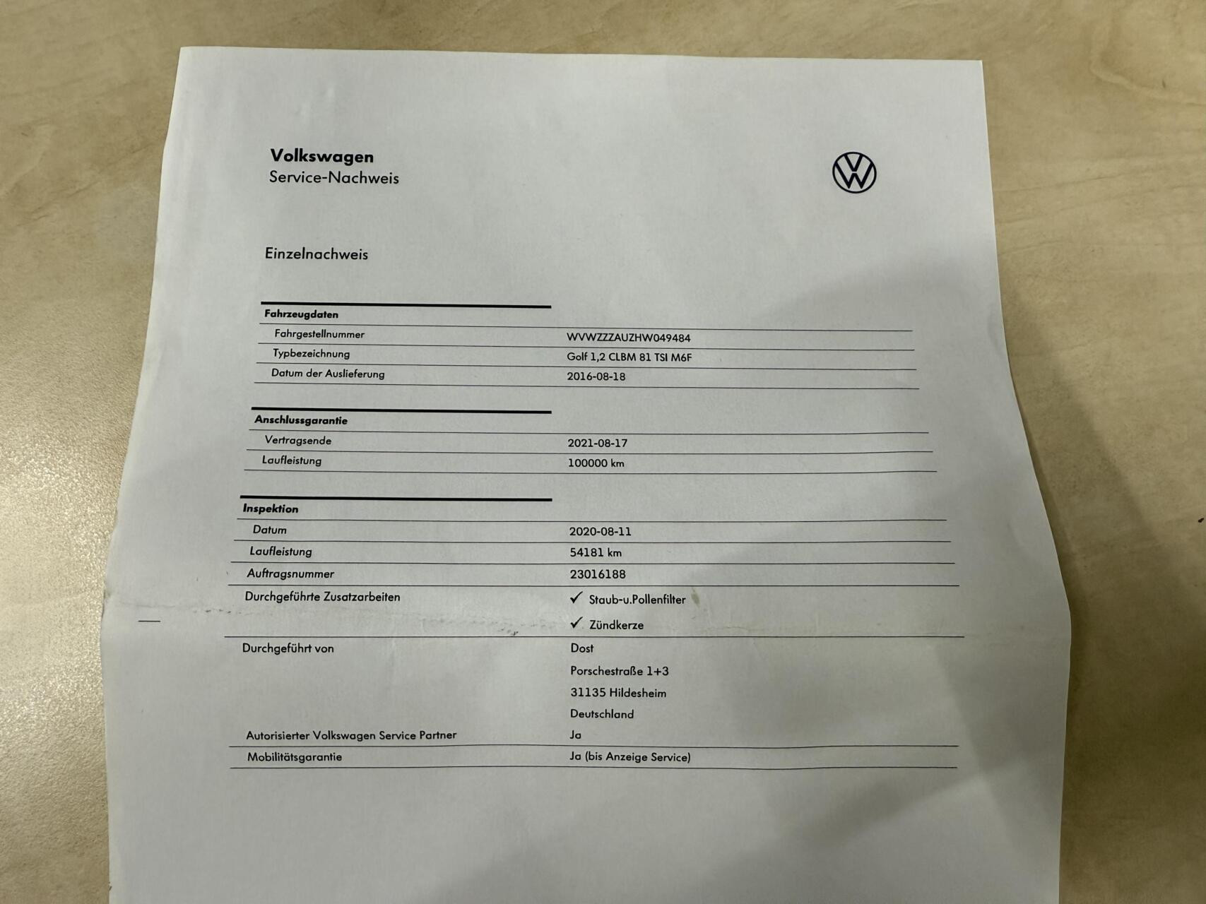 Hoofdafbeelding Volkswagen Golf