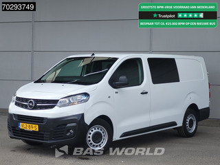 Hoofdafbeelding Opel Vivaro Opel Vivaro 120PK Dubbel Cabine L3H1 Trekhaak Airco Cruise Camera Parkeersensoren Euro6 DC Doka Mixto L3 Long 4m3 Airco Dubbel cabine Trekhaak Cruise control