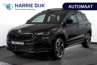 Hoofdafbeelding Škoda Karoq Škoda Karoq 1.5 TSI 150 PK ACT Sportline Business - Automaat | S/K-Panodak | Columbus pakket | Dig. Cockpit | Adapt. Cruise | Elek. Klep | Stuur-+Stoelverw. | Camera | NAV+App. Connect | ECC | LED | LM 19" | 3500