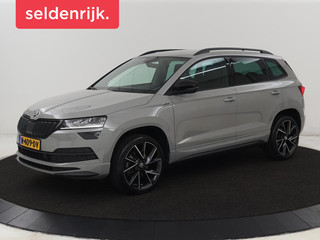 Hoofdafbeelding Škoda Karoq Skoda Karoq 1.5 TSI Sportline | Trekhaak | Stoelverwarming |  Camera | Carplay | Virtual Cockpit | Sportstoelen | Navigatie | Full LED | Parkeerhulp | Sfeerverlichting | Climate control | Cruise control