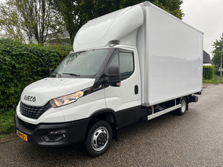 Iveco Daily 35C18 meubelbak met laadklep , zijdeur en luchtvering , trekhaak .