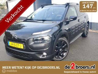 Citroen C4 Cactus 1.2 Shine One-Tone Black/ Automaat/Panodak