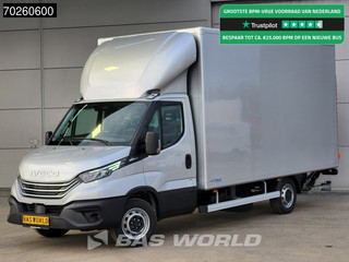 Iveco Daily 35S21 3.0L Automaat Laadklep Zijdeur ACC LED CarPlay Lat om Lat D'Hollandia 3,5t Trekvermogen Meubelbak Koffer Bakwagen Airco