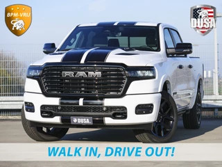 Dodge Ram 1500 | Laramie | Premium Night | 3.0L I6 Hurricane | Crew Cab | 4X4 | Niveau regeling | 14,4-inch Touchscreen | BPM-VRIJ | Getoonde accessoires zijn verkrijgbaar tegen meerprijs