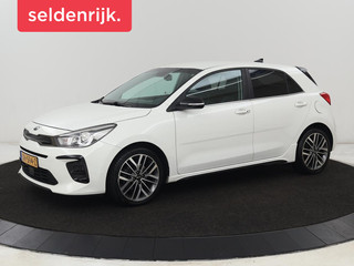 Hoofdafbeelding Kia Rio Kia Rio 1.0 TGDI GT-Line | Stoel & stuurverwarming |  Carplay | Half leder | Keyless | Navigatie | Climate control | DAB | Camera | Cruise control