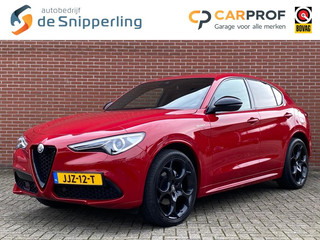 Hoofdafbeelding Alfa Romeo Stelvio Alfa Romeo Stelvio 2.0T AWD VELOCE Q4 280pk NAVI CLIMA LEDER STOELVW STUURVW