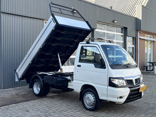 Piaggio Porter 1.3 Kipper CNG en Benzine met Radio 2-persoons Openlaadbak Werkverlichting Kieper Stadsauto Pick-up