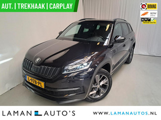 Skoda Kodiaq 1.5 TSI 150pk DSG Sportline Business Aut. | Virtual Leder/Alcantara CarPlay Canton 19" Triglav LMV ECC Navi LED ACC Camera Trekhaak Side Assist Metallic | Voorschoten