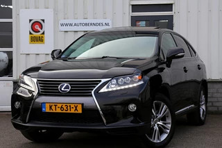 Lexus RX 450h 4WD*Perfect Onderh.*Dak/Trekhaak/Dubbel Glas/Leder/Stoelverw./Camera/Navi/Memorie/LED/DAB/Keyless Entry+Go/Elek. Klep/Parkeersens.V+A/19 inch LM*