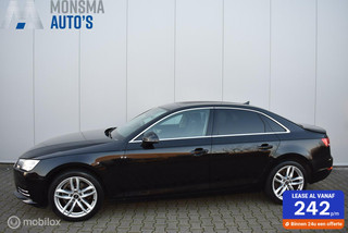 Audi A4 Limousine 2.0 TFSI AUT. Sport Mythosschwarz 18" LMV Stoelverwarming Privacyglass Mooie auto!