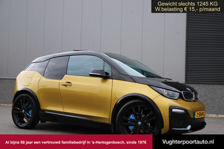 BMW i3 S Executive 184pk/120ah/42kw/Sunroof/2xAdaptive/Galvanic Gold/Leder/W-pomp/3-fase