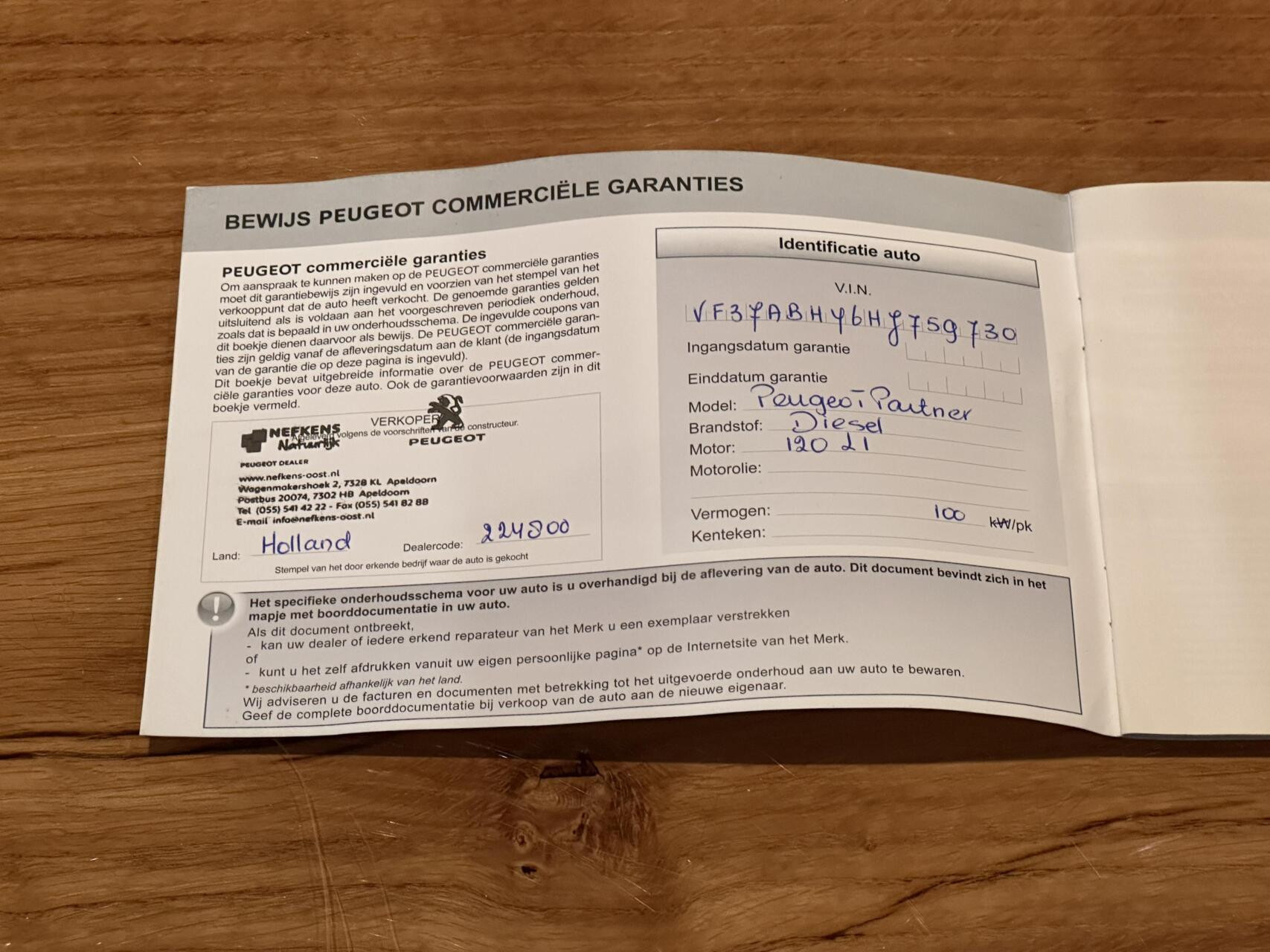 Hoofdafbeelding Peugeot Partner