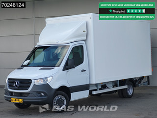 Mercedes Sprinter 515 CDI Automaat 1000kg Laadklep Zijdeur Dubbellucht Bakwagen MBUX Airco Cruise CarPlay D'Hollandia Euro6 Koffer Meubelbak 21m3 Airco Cruise control