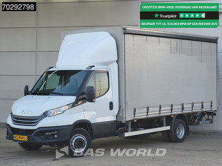 Hoofdafbeelding Iveco 60C18 Iveco 60C18 3.0L Automaat Laadklep 180PK Schuifzeilen Zeilen Airco Cruise D'Hollandia Euro6 Schuifzeil Koffer Gesloten laadbak Airco Cruise control