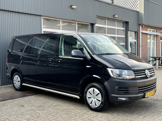 Volkswagen Transporter 2.0 TDI L2H1 DC 150pk Airco Cruise controle Telefoonverbinding Trekhaak 2500kg trekgewicht Navigatiesysteem schuifdeur Euro 6 DC 1e eigenaar Dealer onderhouden
