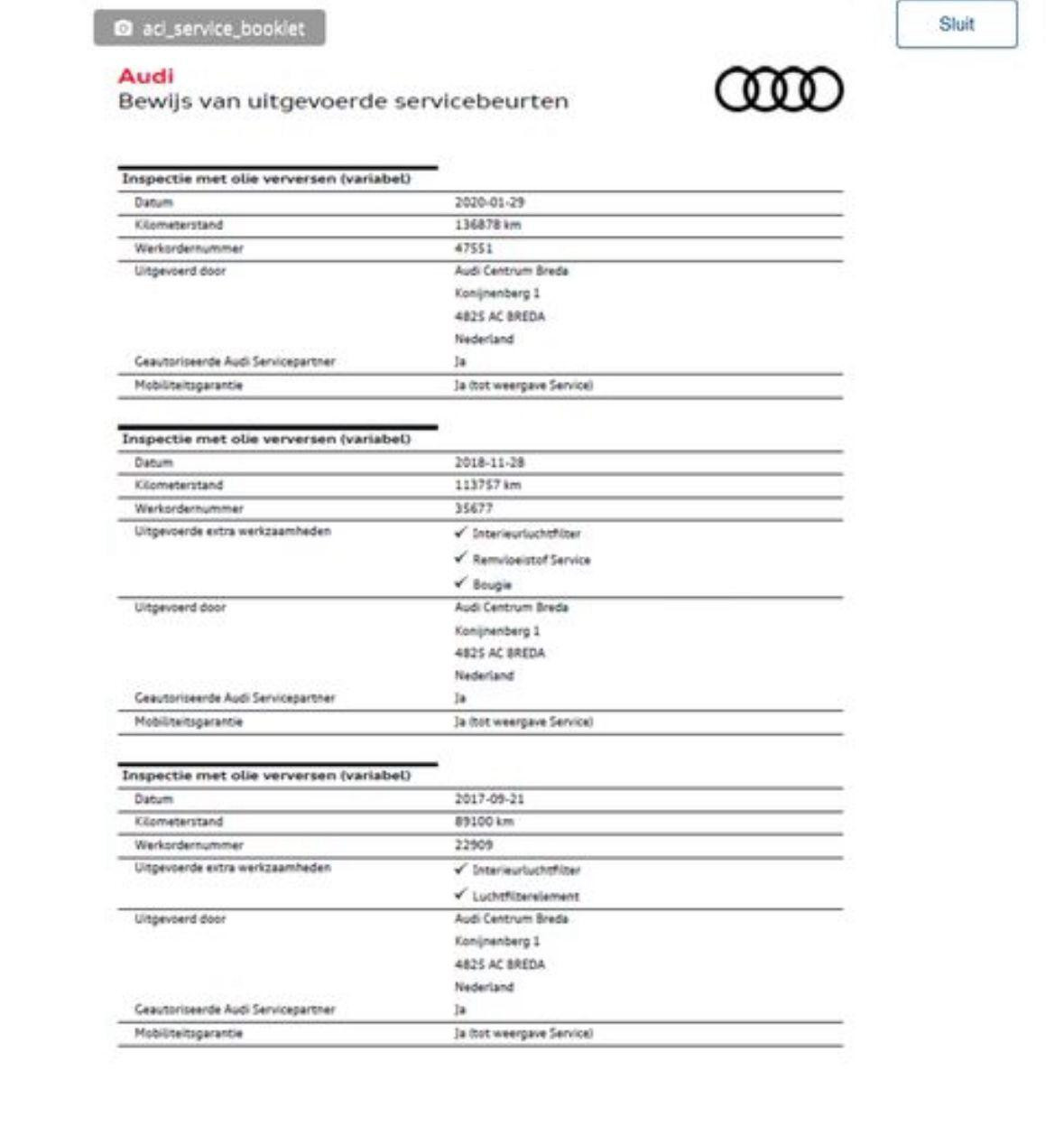 Hoofdafbeelding Audi A4