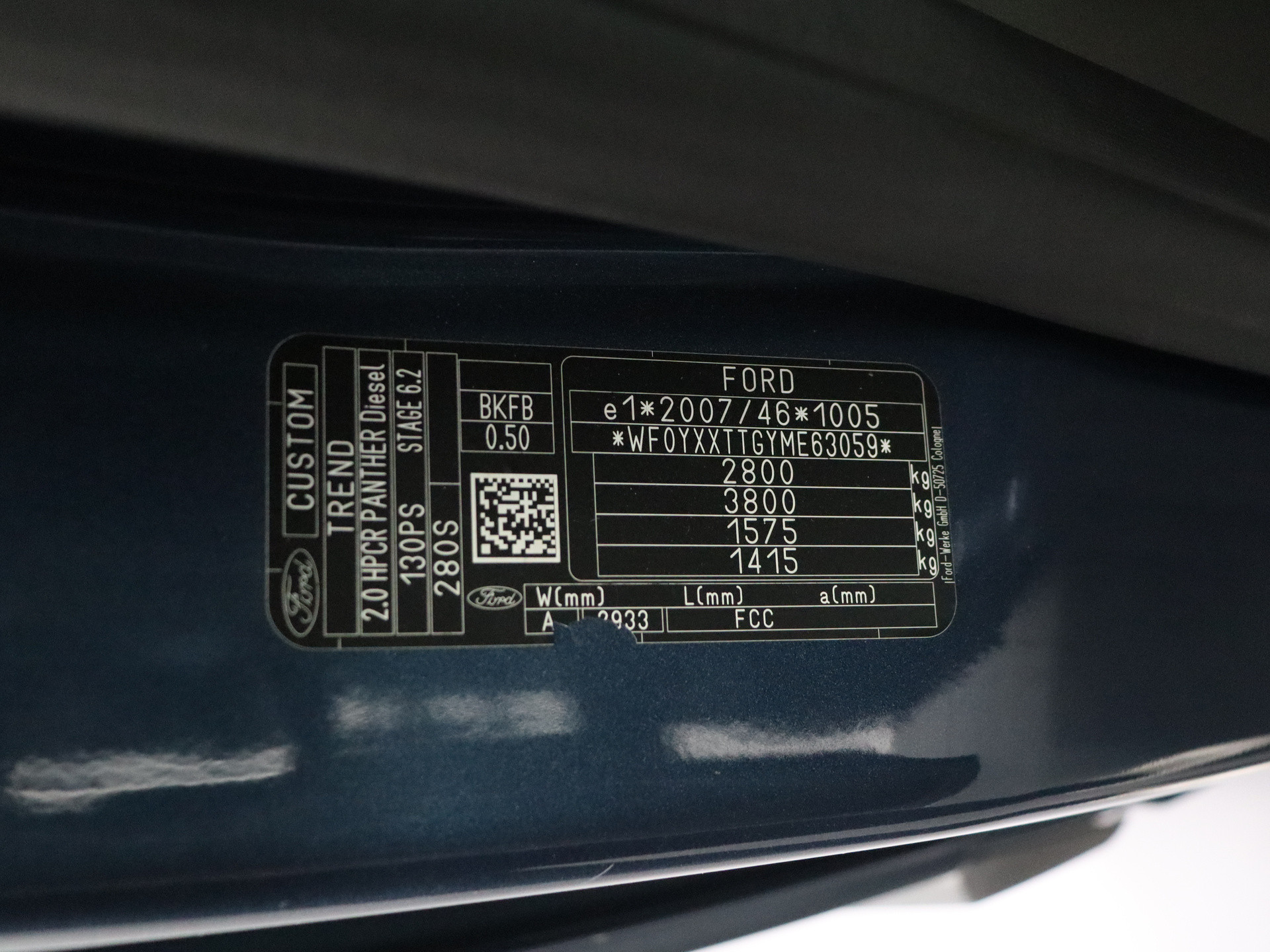 Hoofdafbeelding Ford Transit Custom