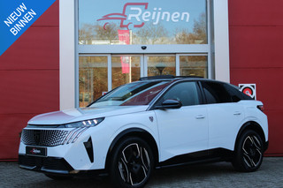 Hoofdafbeelding Peugeot e-3008 Peugeot e-3008 GT 325PK LAUNCH EDITION DUAL MOTOR 73KWH | PANORAMISCH SCHUIF / KANTELDAK | PREMIUM HIFI FOCAL | LEDEREN BEKLEDING NAPPA | ELEKTRISCH VERSTELBARE VOOR STOELEN, MET GEHEUGENFUNCTIE OP BESTUURDERSSTOEL | STOEL VERWARMING | STOEL MASAGE | STOEL VENTILATIE | ACHTERBANK VERWARMING | STUUR VERWARMING | WARMTE POMP | ALARM SYSTEEM | DRAADLOOS APPLE CARPLAY / ANDROID AUTO | DRAADLOZE TELEFOONLADER | VISIOPARK 360° HD CAMERA'S | DRIVE ASSIST 2.0 SEMI-AUTONOOMRIJDEN |