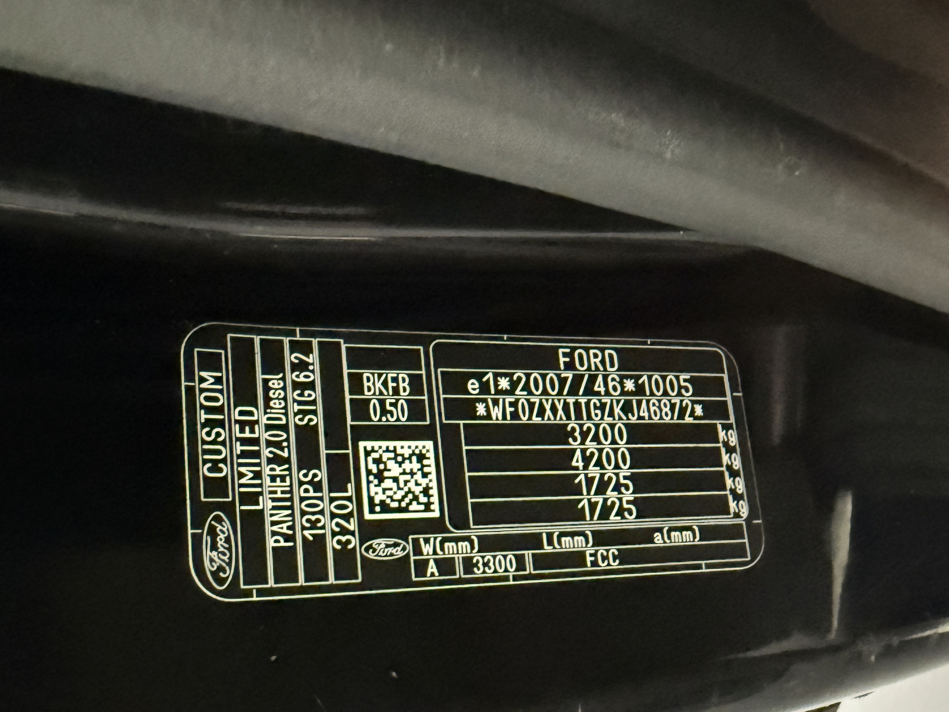 Hoofdafbeelding Ford Transit Custom