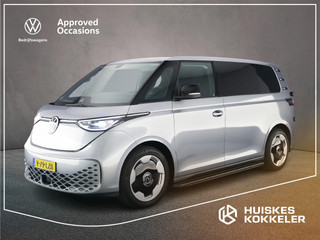 Hoofdafbeelding Volkswagen ID. Buzz Cargo Volkswagen ID. Buzz Cargo Bulli Edition 286pk 79 kWh | Stuurverwarming | Glasslook | Navigatie | Trekhaak | OpenClose-pakket | Sidesteps | Comfort-tussenwand