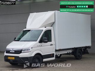 MAN TGE 3.180 Automaat Laadklep Bakwagen 2025 Facelift Navi LED Airco Cruise Euro6 Meubelbak Koffer Airco Cruise control