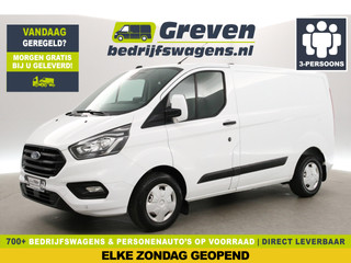 Ford Transit Custom 2.0 Ecoblue L1H1 | Airco | Cruise | Camera | 3-Zits | Trekh. | Carplay | Parkeersens.