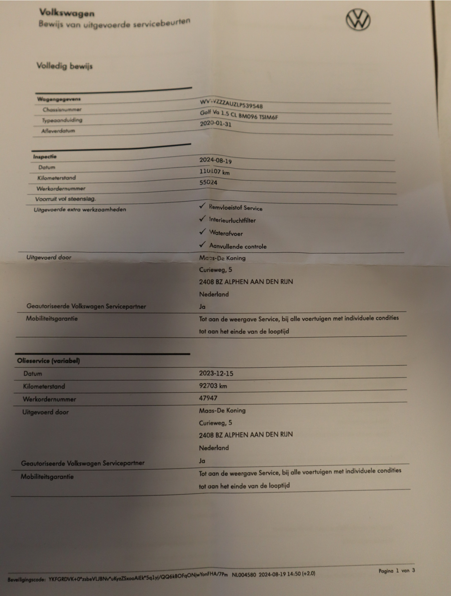 Hoofdafbeelding Volkswagen Golf