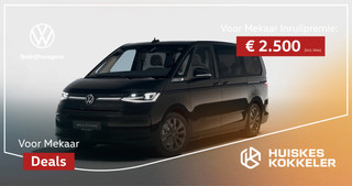 Hoofdafbeelding Volkswagen Multivan Volkswagen Multivan 1.5 245pk DSG eHybrid L2 Bulli Edition 4Motion > € 2.500,= Inruilpremie < | Trekhaak | All-season banden |
