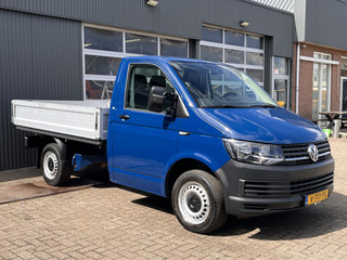 Volkswagen Transporter 2.0 TDI Euro 6 Pick up open laadbak Pick-up Airco Telefoonverbinding 3-Persoons 1e eigenaar Dealer onderhouden P-up Bakwagen Doka Pritsche