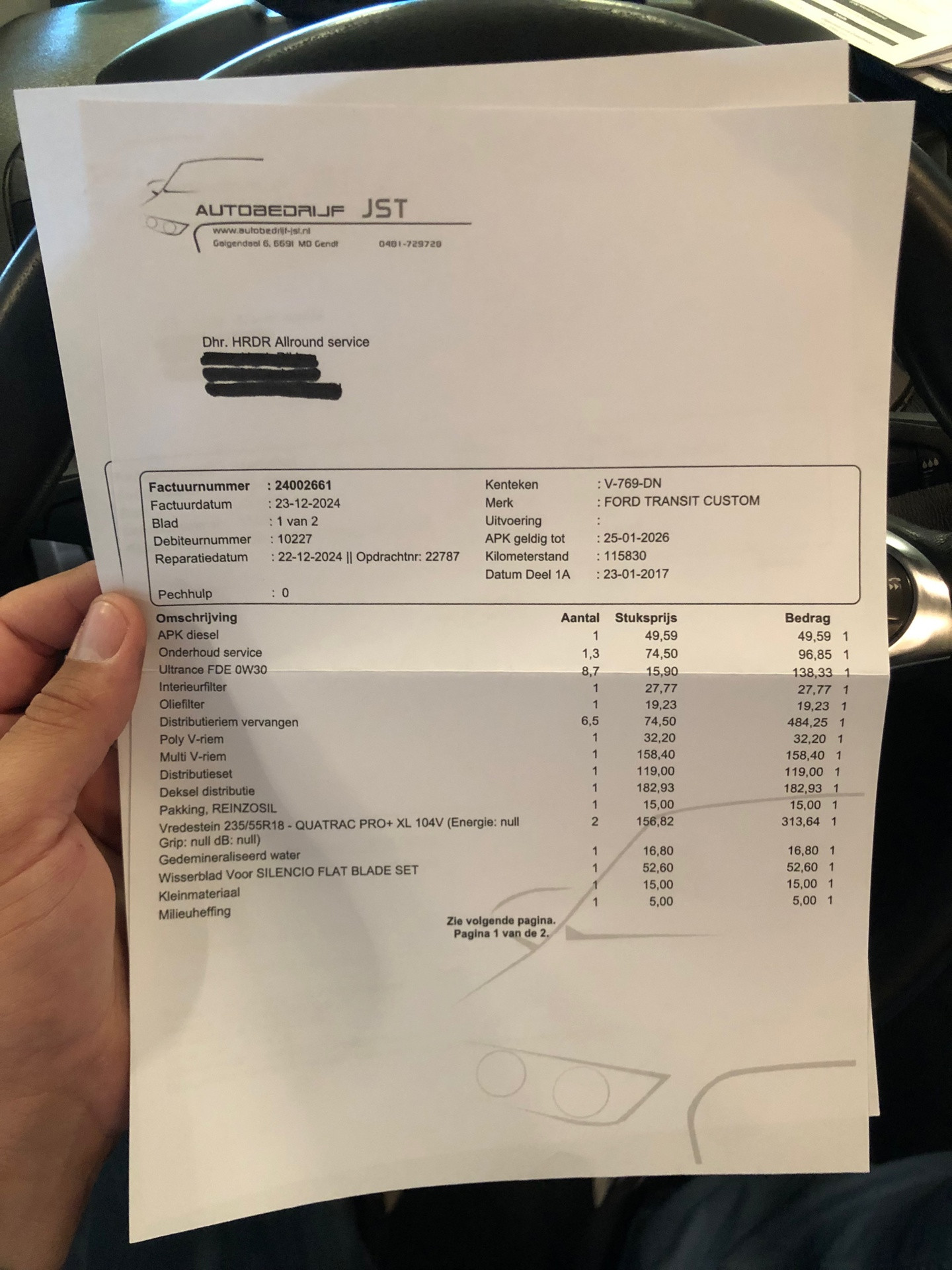 Hoofdafbeelding Ford Transit Custom