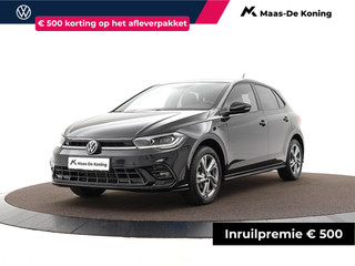Volkswagen Polo 1.0 TSI 95pk R-Line · Apple/Android Car Play · P-Sensoren · Navi · IQ.light · Stoelverwarming · 16'' Inch ·
