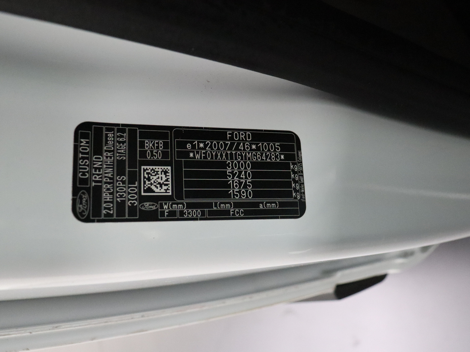 Hoofdafbeelding Ford Transit Custom