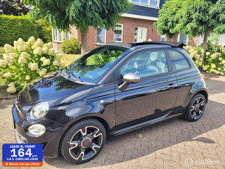 Fiat 500 0.9 TwinAir turbo S, cabrio, leer.clima.