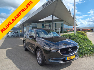Mazda CX-5 2.0 SkyActiv-G 165 Luxury AUTOMAAT, Leder, Navi, Clima, Head-up, etc. incl. 12 MND BOVAGGARANTIE stoelkoeling voor, stoelverwarming voor én achter, zeer compleet!