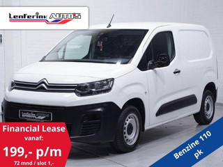 Citroen Berlingo 1.2 Pure Tech 110 pk Benzine Airco Cruise Control, DAB+, PDC achter, 2-Zits