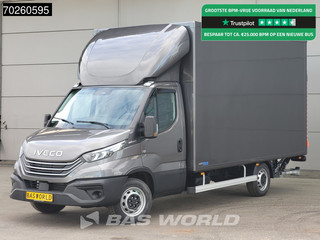 Iveco Daily 35S21 3.0L Laadklep Automaat Zijdeur 210PK Bakwagen ACC LED Airco 3,5t Trekgewicht D'Hollandia CarPlay Euro6 Meubelbak Koffer Airco