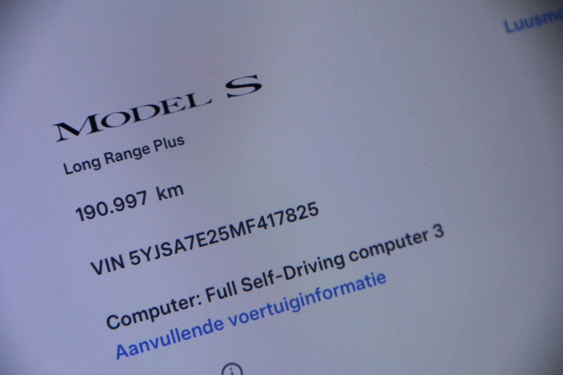 Hoofdafbeelding Tesla Model S