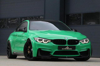 BMW 4-serie Coupé M4 Competition Headup 360View Keramisch Carbon Interieur Signal Green individual 43000km BJ2018