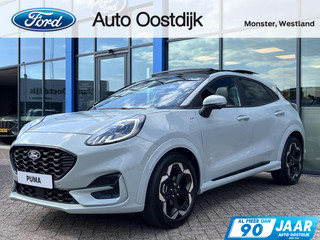 Ford Puma 1.0 EcoBoost Hybrid ST-Line X 155PK Automaat NIEUW MODEL!! Afn. Trekhaak Panodak Winterpack Adaptieve Cruise MATRIX-LED SYNC4 Navi Blind-Spot Elek. Achterklep B&O  *Full Options*
