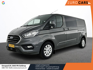 Ford Transit Custom 300 2.0 TDCI L2H1 Limited Dubbele Cabine Navi| Airco| 2 Schuifdeuren | Trekhaak| PDC| Carplay| DAB|