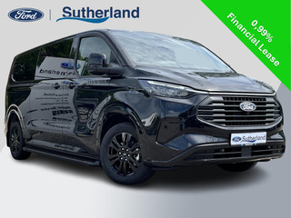 Ford Transit Custom 320 2.5 PHEV L2H1 Black Platinum DC Prijs is excl. incl. BPM Ford Voorraad | SCI | 233pk | Netto bijtelling 2025 vanaf 461,- per maand! | Driver Assistance Pack Ultimate | Dubbele Zijschuifdeuren | Ford Voorraad