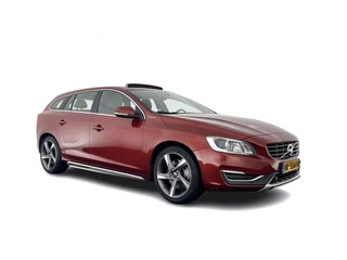 Volvo V60 2.4 D6 Twin Engine R-Design-Sport-Pack [ AIRCO-DEFECT ] Aut. *PANO | LUXURY-LEATHER | BI-XENON | HEATED-SPORTSEATS | NAVI-FULLMAP | CAMERA |  ECC | PDC | CRUISE | MEMORY-PACK | TOWBAR | 18''ALU*