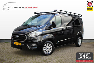 Ford Transit Custom 300 2.0 TDCI L2H1 Limited DC // Dubbele cabine | 2x Schuif | Imperiaal | Klasse 3 | Camera | Navi | CarPlay & Android Auto