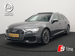 Audi A6 Avant 55 TFSI e Quattro S Line Plug In Hybrid 367pk PHEV | Panodak | Adaptive Cruise | Virtual | 19"L.M | Sportstoelen Verwarmd | 19"L.M  | Camera | Parkeerassistent |