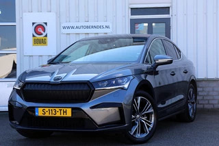 Hoofdafbeelding Škoda Enyaq Coupe Škoda Enyaq Coupe iV 60*NL-Auto*Perfect Onderh.*Panodak/ACC/Stoelverw./Stuurverw./Sfeerverl./Dodehoek/Rijstrook/Memorie/Apple Carplay/DAB/LED/Standkachel/Parkeersens.V+A/20 inch LM*