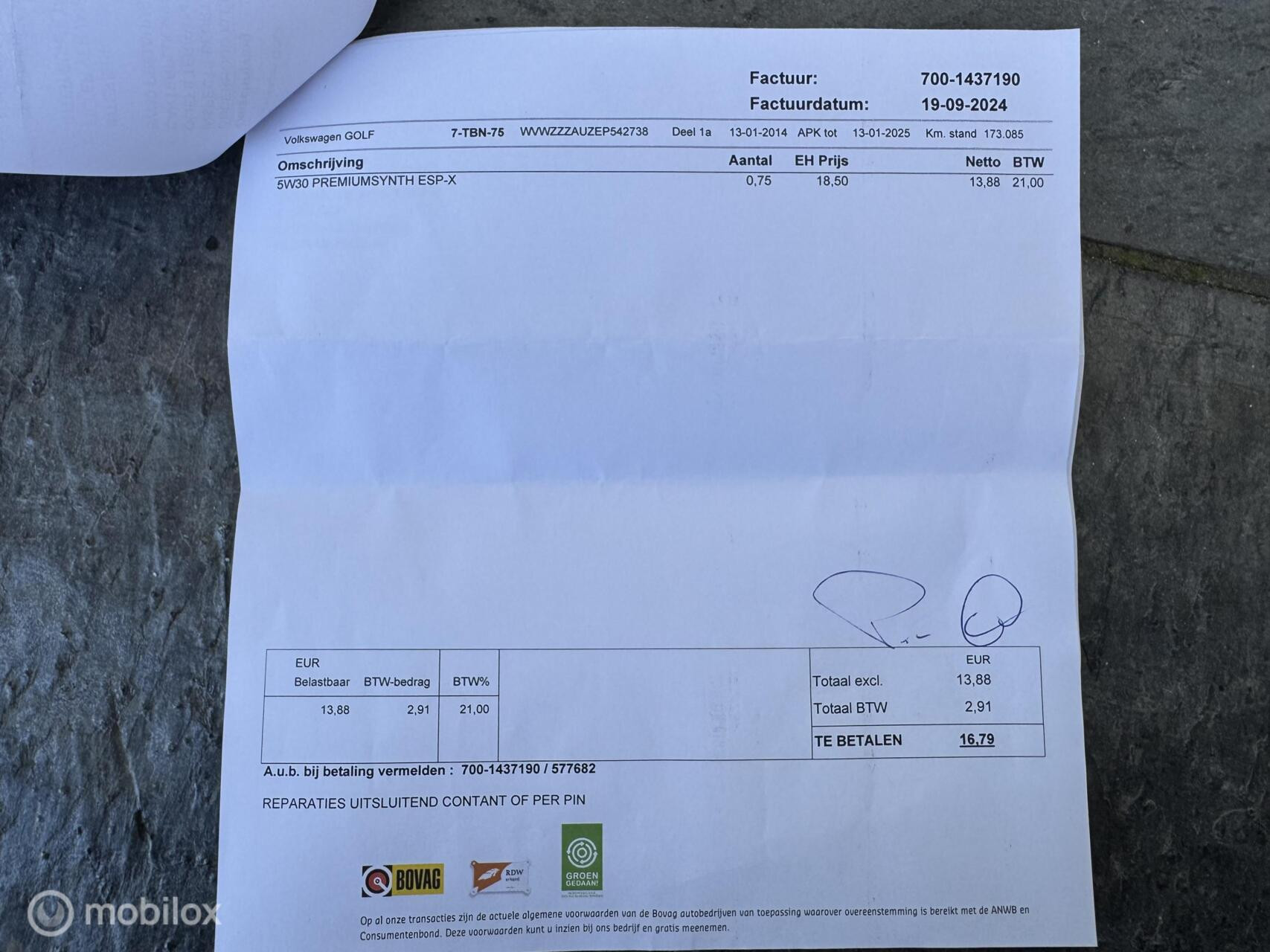 Hoofdafbeelding Volkswagen Golf