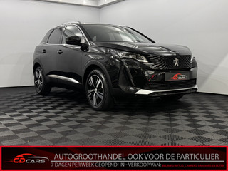 Peugeot 3008 1.2 Hybrid 136 GT Half leder, 360 Camera, Navi, Rijstrook correctie, Stoelverwarming, Virtual desk, Elektrische achterklep
