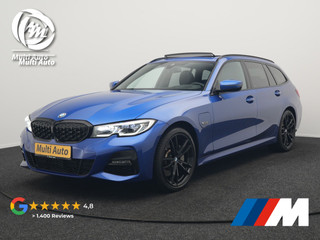BMW 3 Serie Touring 330e M Sport Plug in Hybrid 293pk Dealer O.H PHEV | Panodak | Adaptive Onderstel | Laser LED | Alcantara Sportstoelen Memory | Head Up | Camera | 19"L.M | Keyless | Apple Carplay | Navigatie | Virtual | DAB |