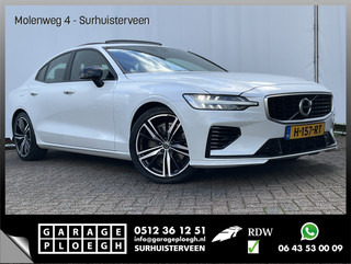 Volvo S60 2.0 T6 340pk AWD Twin Engine R-Design PHEV Pano.dak Leer Stoelverw. V+A